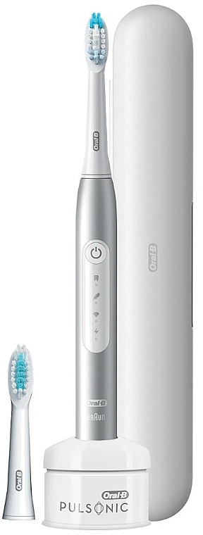 Braun Oral-B S411.526.3X Pulsonic Slim Luxe 4500 Silver