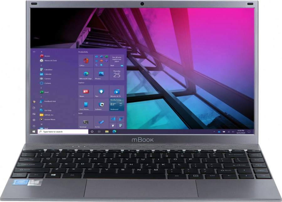 MAXCOM Mbook / 14 FullHD / Celeron J4125 / 8GB RAM / 256GB SSD / Windows 11 Home Grey