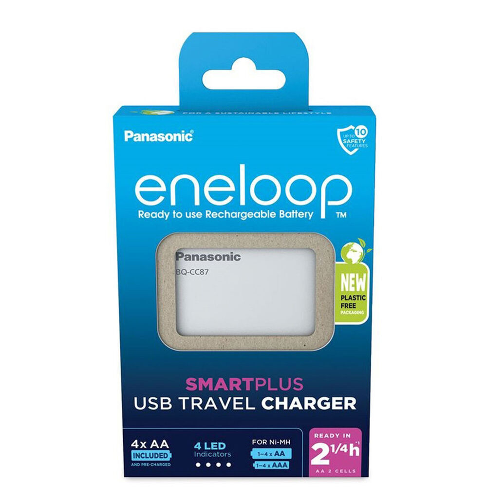 Panasonic Smart & Quick + 4x AAA 2000mAh