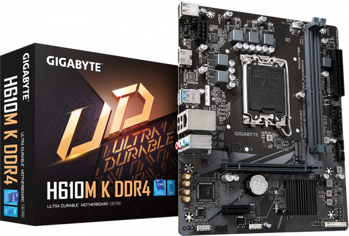 GIGABYTE H610M K DDR4 / mATX LGA1700 DDR4 3200