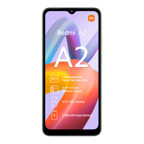 Xiaomi Redmi A2 / 6.52 IPS / Helio G36 / 2GB / 32GB / 5000mAh Green