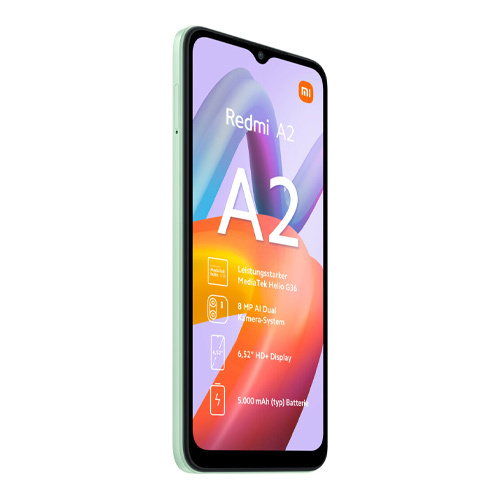 Xiaomi Redmi A2 / 6.52 IPS / Helio G36 / 2GB / 32GB / 5000mAh Green