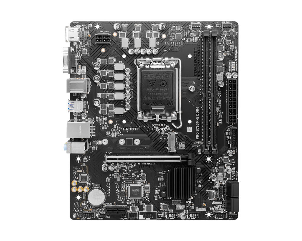 MSI PRO B760M-E / mATX LGA1700 DDR4 4800