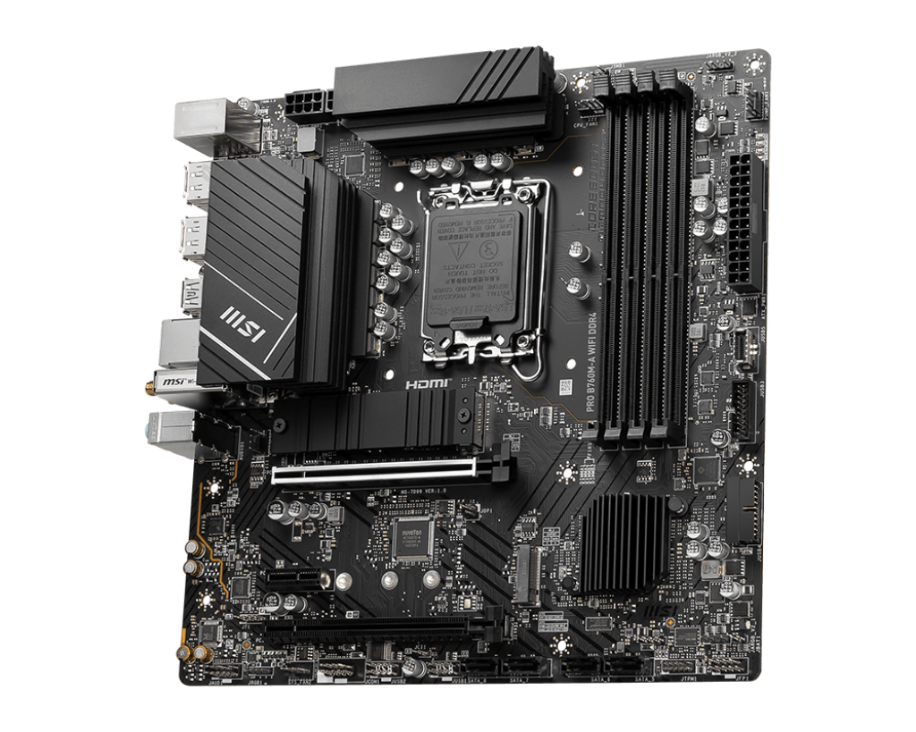 MSI PRO B760M-A WI-FI / mATX LGA1700 DDR4 5333