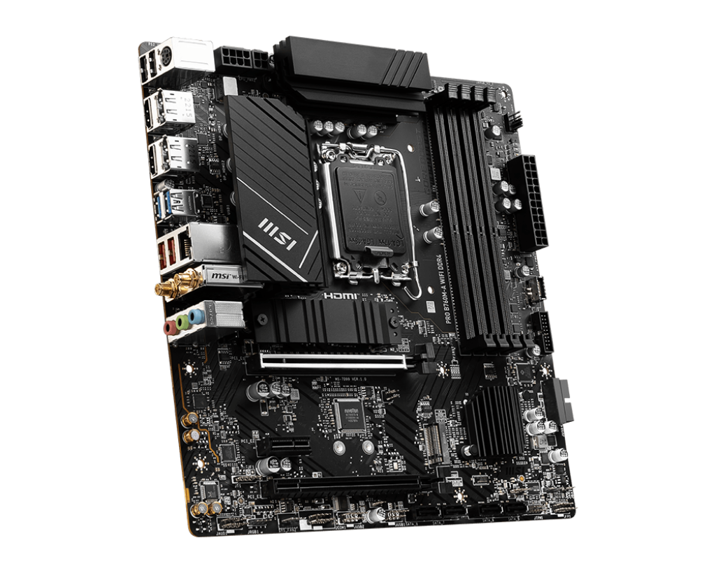 MSI PRO B760M-A WI-FI / mATX LGA1700 DDR4 5333