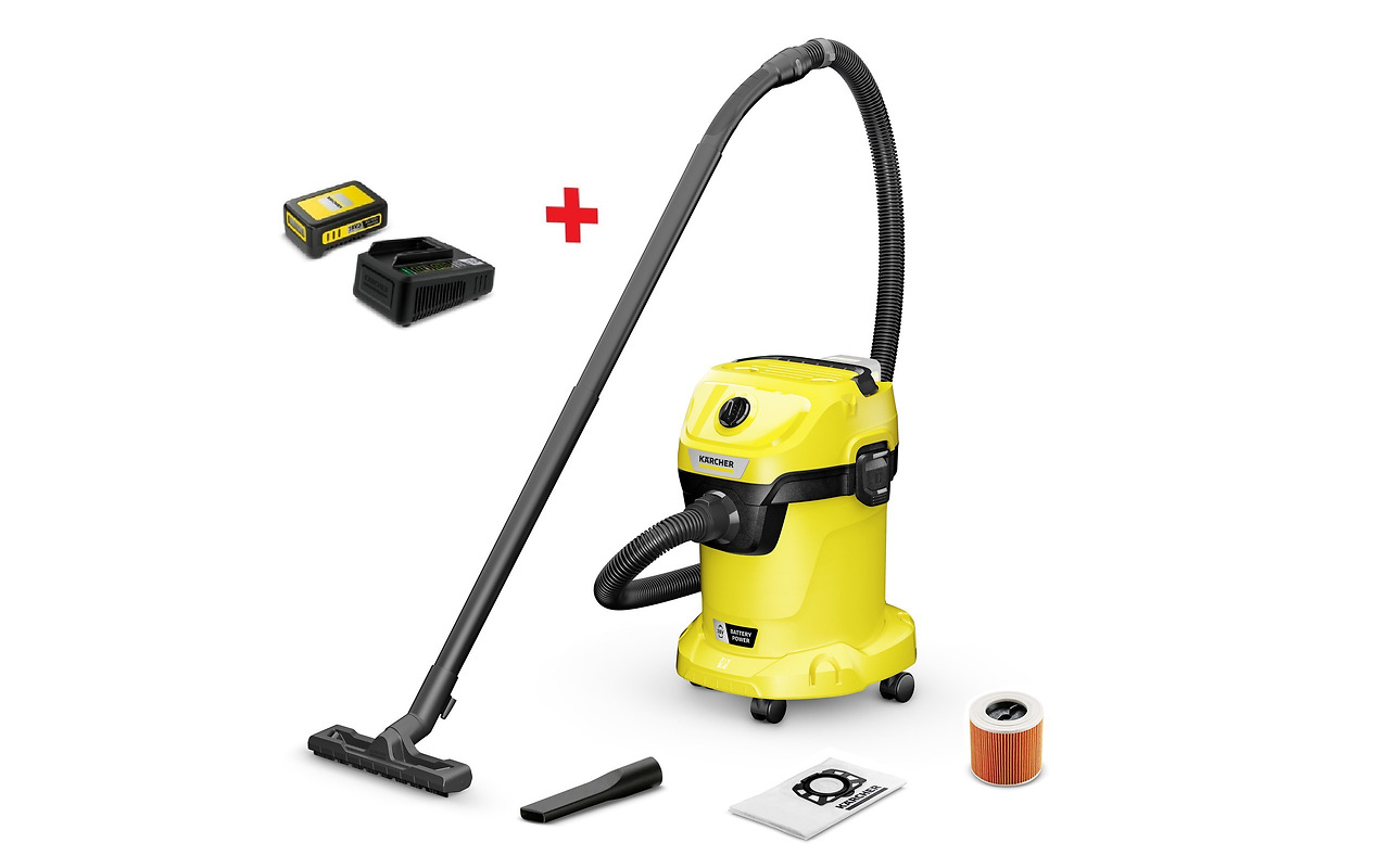 KARCHER WD 3-18 V-17/20 Battery + Kit Li-Ion / 1.628-550.01