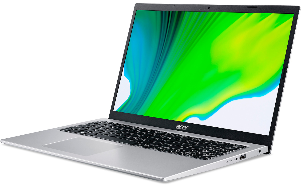 ACER Aspire A515-56G-59DV Pure Silver / 15.6 IPS FullHD / Core i5-1135G7 / 16Gb DDR4 / 512GB NVMe / GeForce MX450 2Gb GDDR6 / No OS /