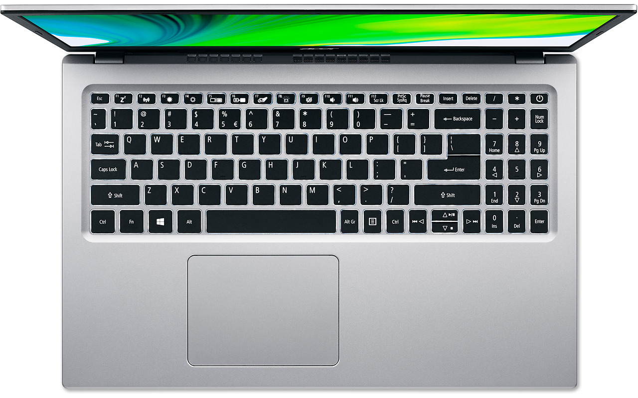 ACER Aspire A515-56G-59DV Pure Silver / 15.6 IPS FullHD / Core i5-1135G7 / 16Gb DDR4 / 512GB NVMe / GeForce MX450 2Gb GDDR6 / No OS /