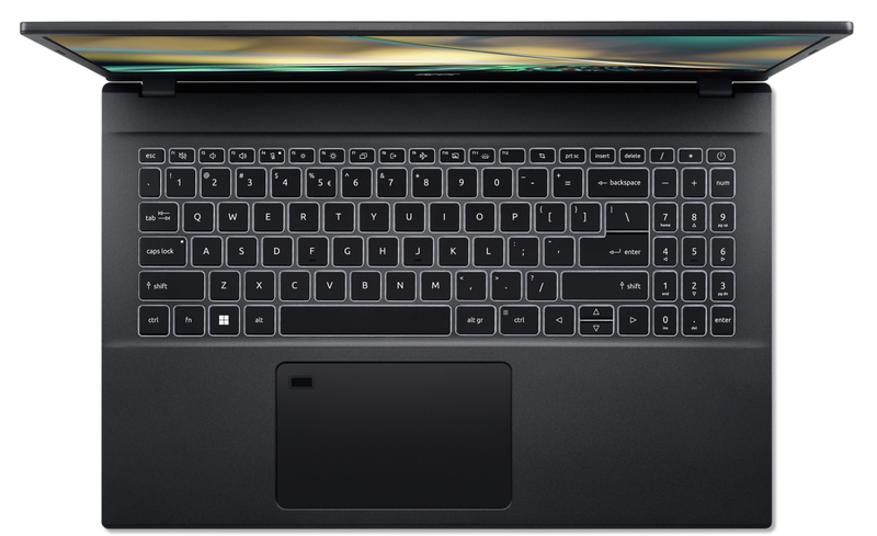 ACER Aspire A715-51G-70AX Charcoal Black / 15.6 FullHD IPS / Core i7-1260P / 16GB DDR4 / 512GB NVMe / GeForce RTX 3050Ti 4GB GDDR6 / no OS