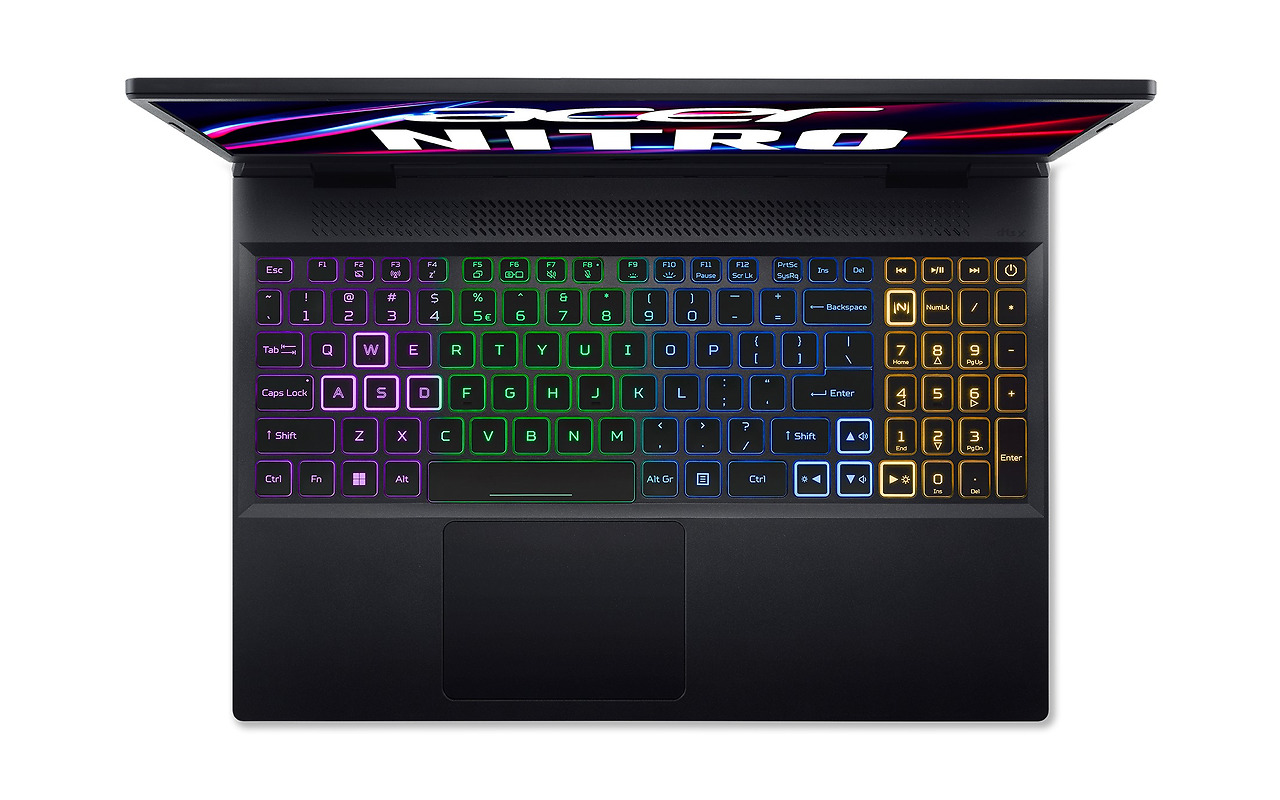 ACER Nitro AN515-58-74ML Obsidian Black / 15.6 FullHD IPS 144Hz / Core i7-12700H / 16GB DDR4 / 1.0TB NVMe / GeForce RTX 4050 6GB GDDR6 / No OS /