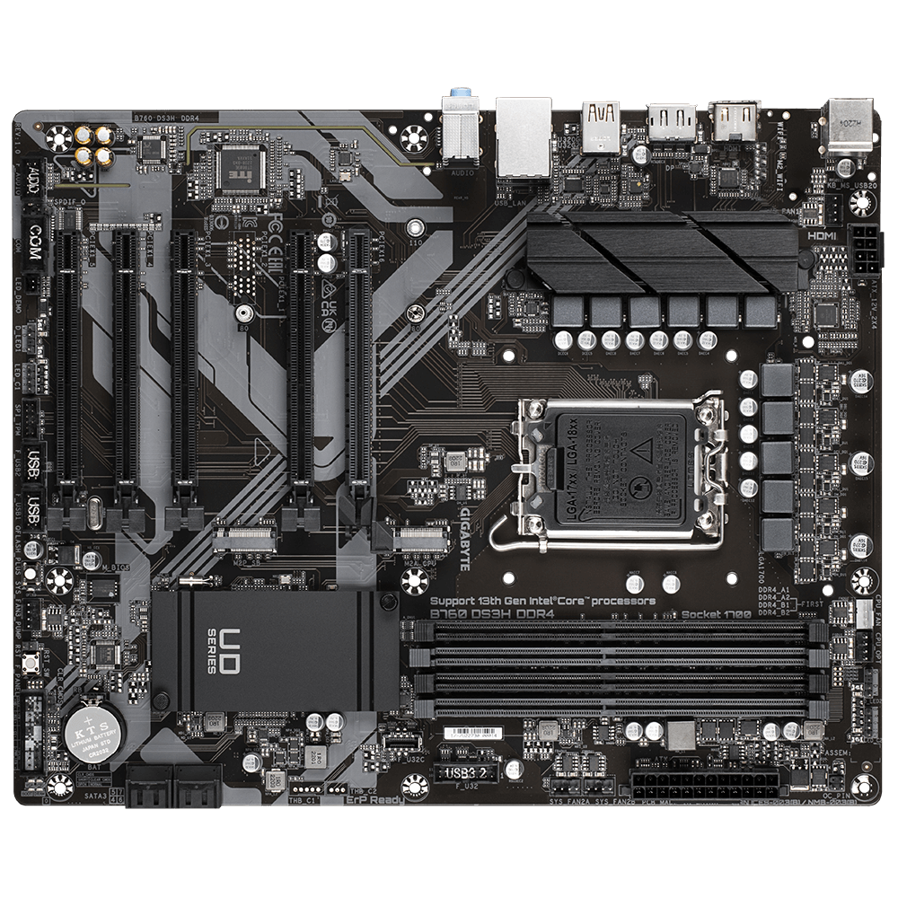 GIGABYTE B760 DS3H DDR4 / ATX LGA1700 DDR4 5333