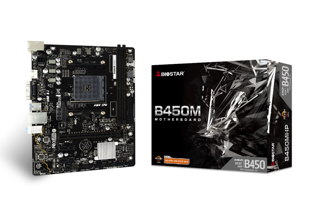 Biostar B450MHP / mATX AM4 DDR4 3200