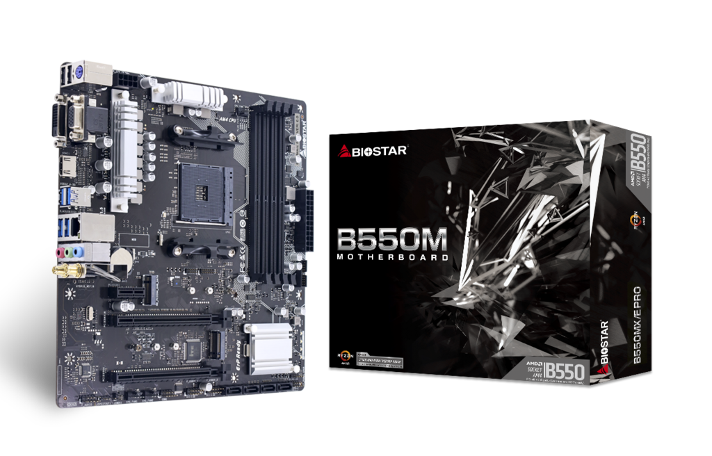 Biostar B550MX/E PRO / mATX AM4 DDR4 4933+