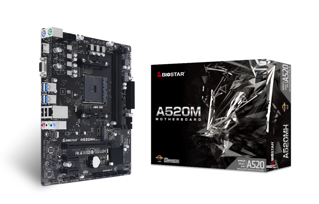 Biostar A520MH 3.0 / mATX AM4 DDR4 4933