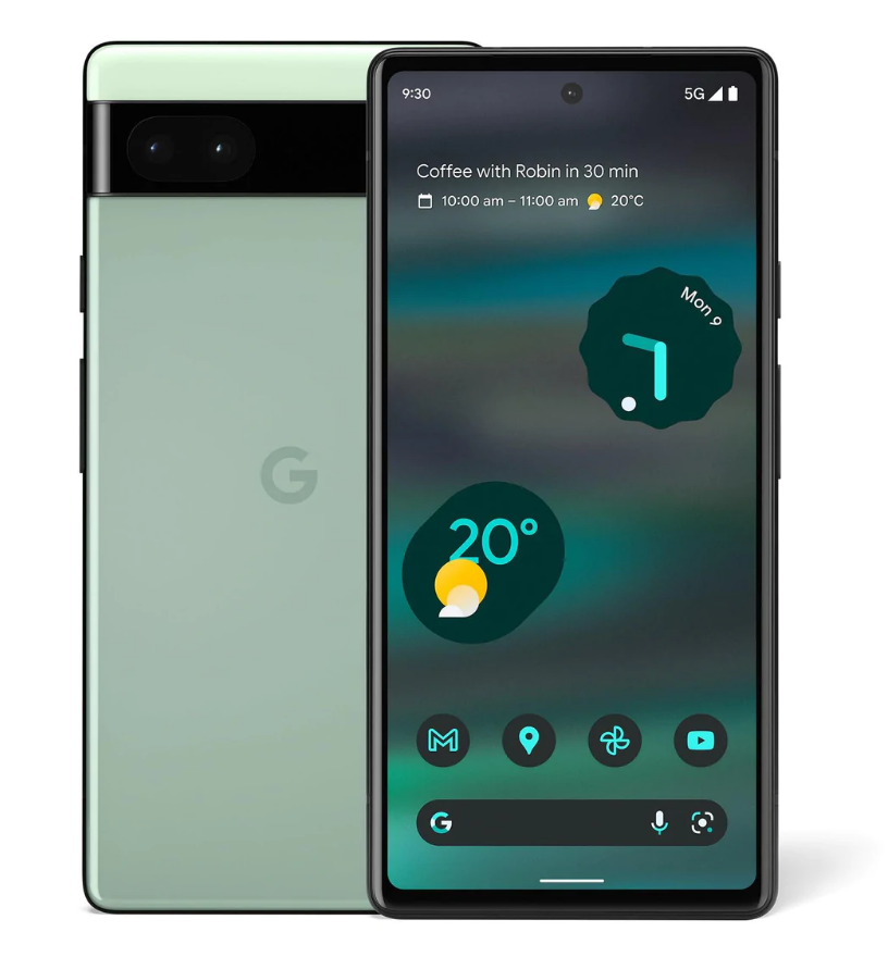 Google Pixel 6a 5G / 6.1 OLED HDR / Google Tensor / 6GB / 128GB / 4410mAh Green