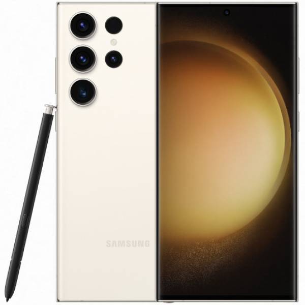 Samsung Galaxy S23 Ultra / 6.8 Dynamic AMOLED 2X 120Hz / Snapdragon 8 Gen 2 / 12GB / 512GB / 5000mAh / 200Mpix f1.7mm / S918 White