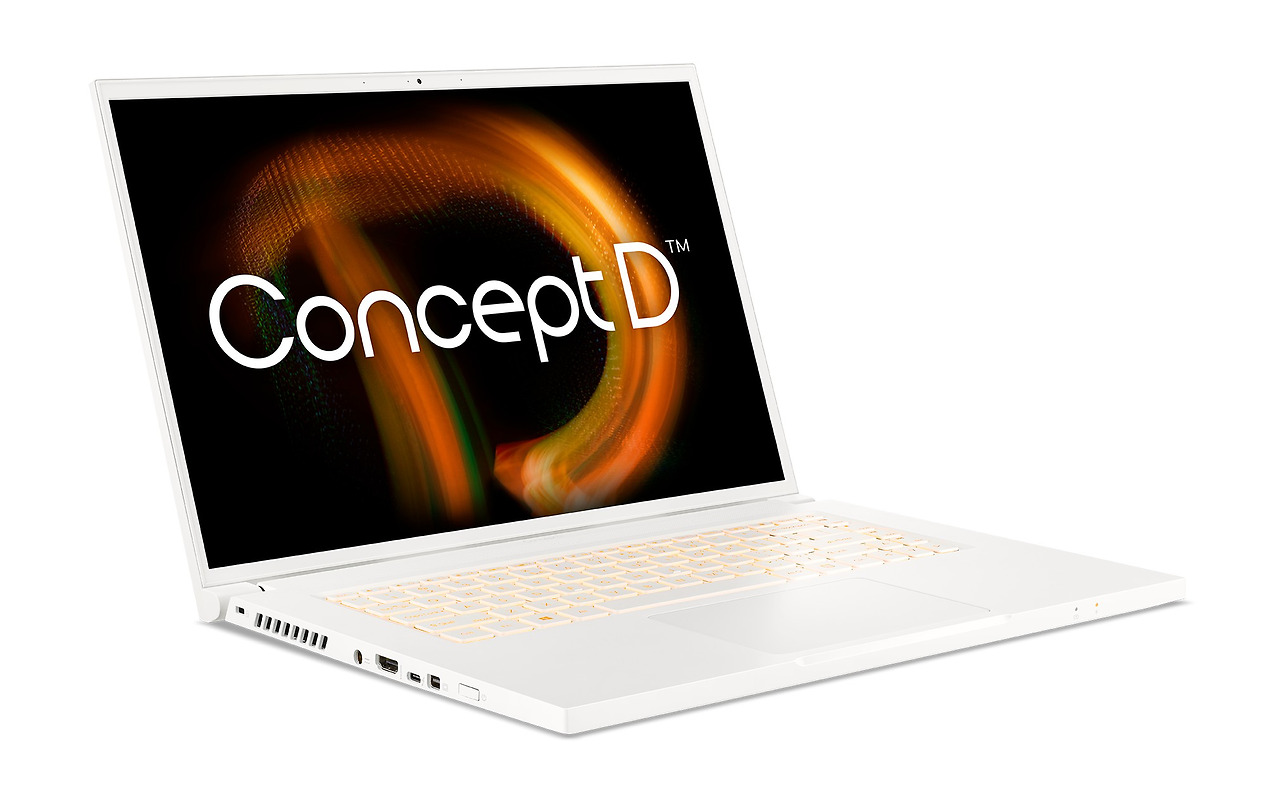 ACER ConceptD 3 / 16 WUXGA IPS / Core i7-11800H / 16GB DDR4 / 1024GB NVMe / GeForce RTX 3050 Ti 4GB GDDR6 / Windows 11 Home / CN316-73G-71ZX