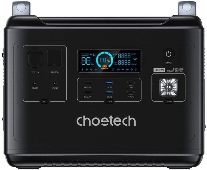 CHOETECH 2000Wh Bidirectional charging Power Station