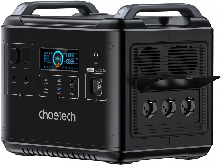 CHOETECH 2000Wh Bidirectional charging Power Station
