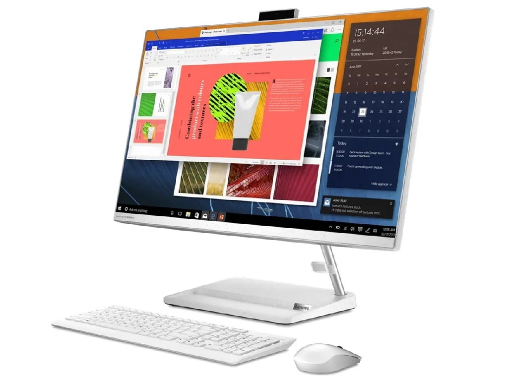 Lenovo IdeaCentre 3 24IAP7 / 23.8 FullHD IPS / Core i5-12450H / 16GBDDR4 / 512GB NVMe / No OS White