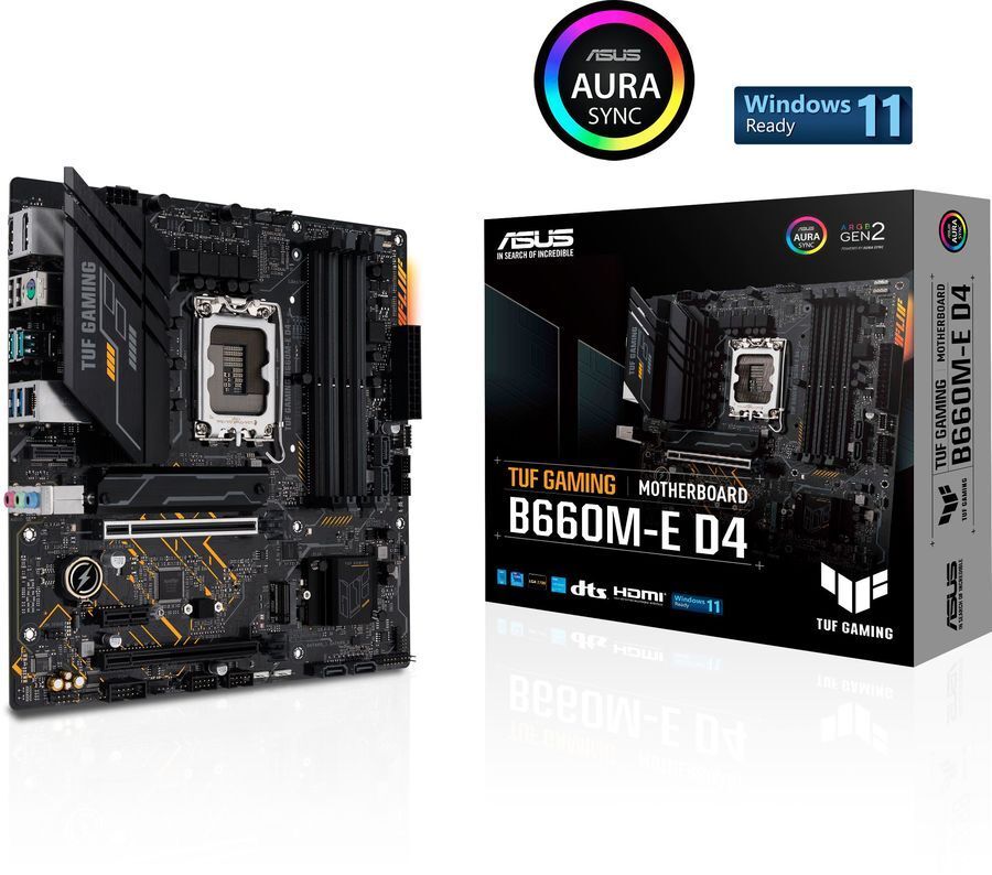 ASUS  TUF GAMING B660M-E D4 / mATX LGA1700 DDR4 5333