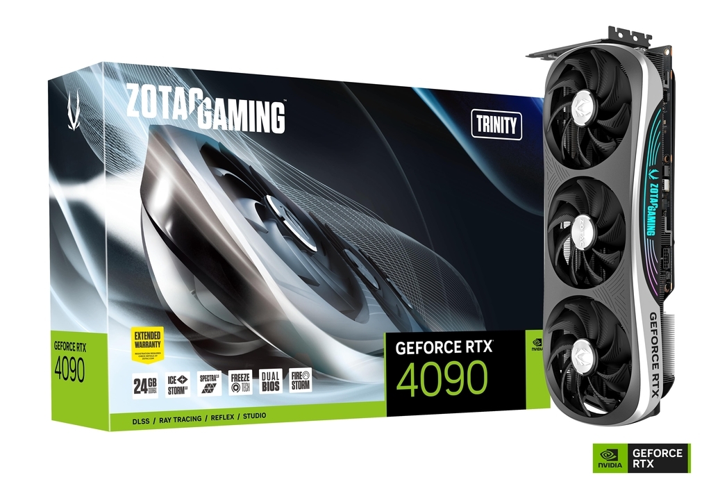 ZOTAC GeForce RTX 4090 Trinity 24GB GDDR6X 384bit / ZT-D40900D-10P
