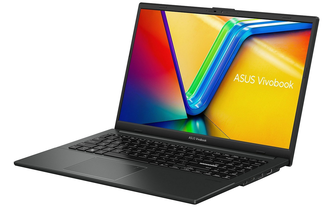 ASUS Vivobook Go 15 E1504FA / 15.6 FullHD / Ryzen 5 7520U / 8Gb LPDDR5 / 512Gb SSD / AMD Radeon / No OS Black