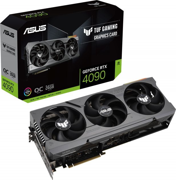 ASUS GeForce RTX 4090 24GB GDDR6X TUF Gaming OC 384bit / TUF-RTX4090-O24G-GAMING