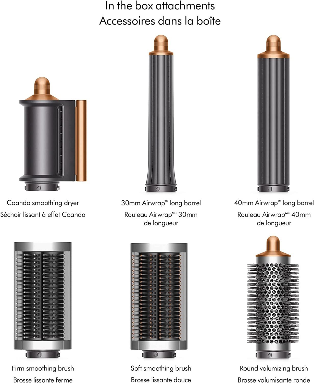 Dyson HS05 Airwrap Complete Set Gold