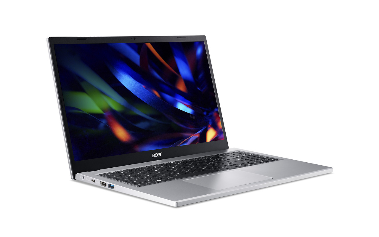 ACER Extensa EX215-33-363S / 15.6 FullHD / Core i3-N305 / 8GB LPDDR5 / 512GB NVMe / No OS /