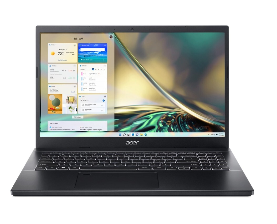 ACER Aspire A715-76G-56TS / 15.6 FullHD IPS / Core i5-12450H / 8GB DDR4 / 512GB NVMe / GeForce RTX 3050 4GB GDDR6 / no OS /