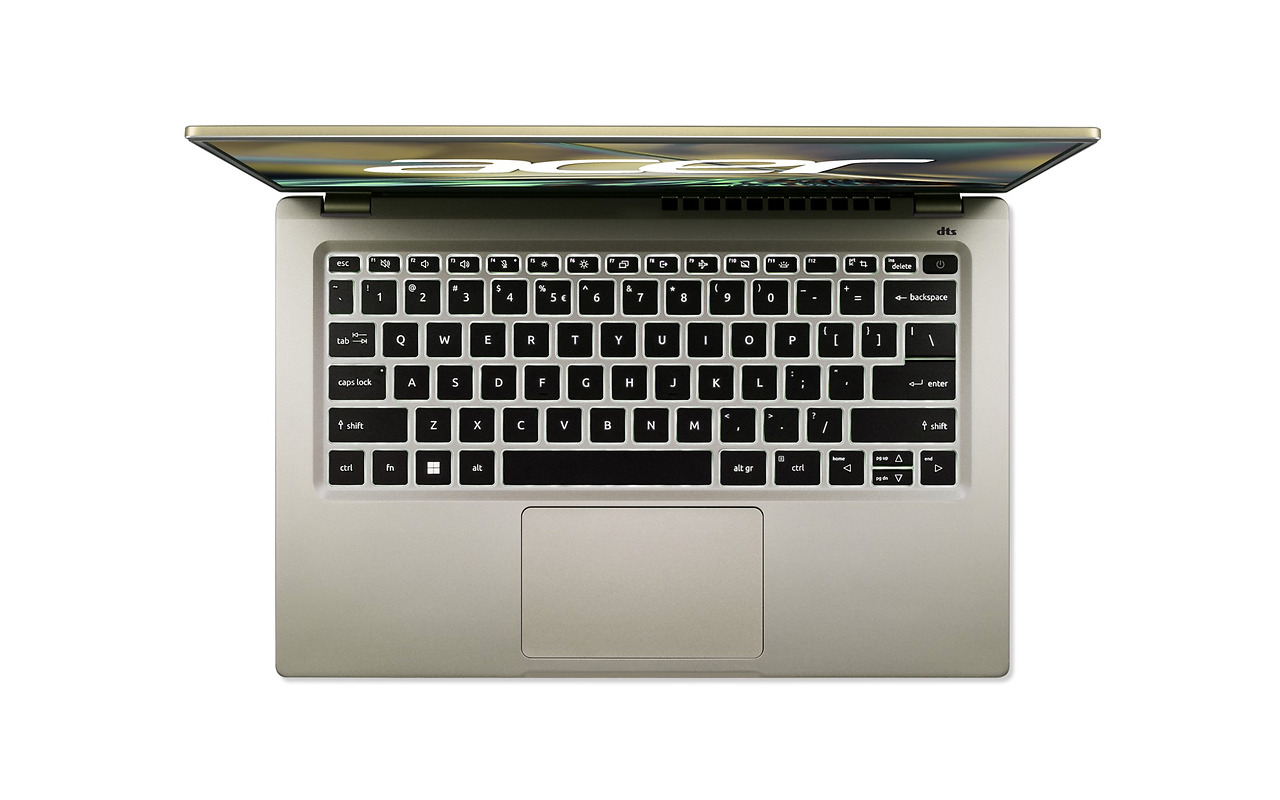 ACER Swift 3 Haze Gold / 14 IPS FullHD / Core i5-1240P / 16GB LPDDR4X / 512GB NVMe / Intel Iris Xe / No OS / SF314-512-59EJ