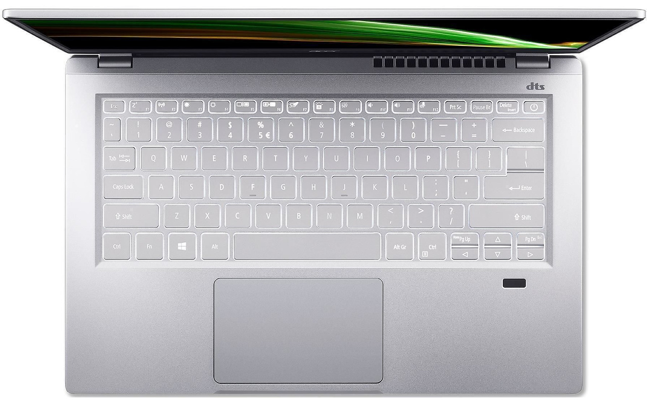 ACER Swift 3 Pure Silver / 14 IPS FullHD / Core i5-1240P / 16GB LPDDR4X / 512GB NVMe / Intel Iris Xe / No OS / SF314-512-5908