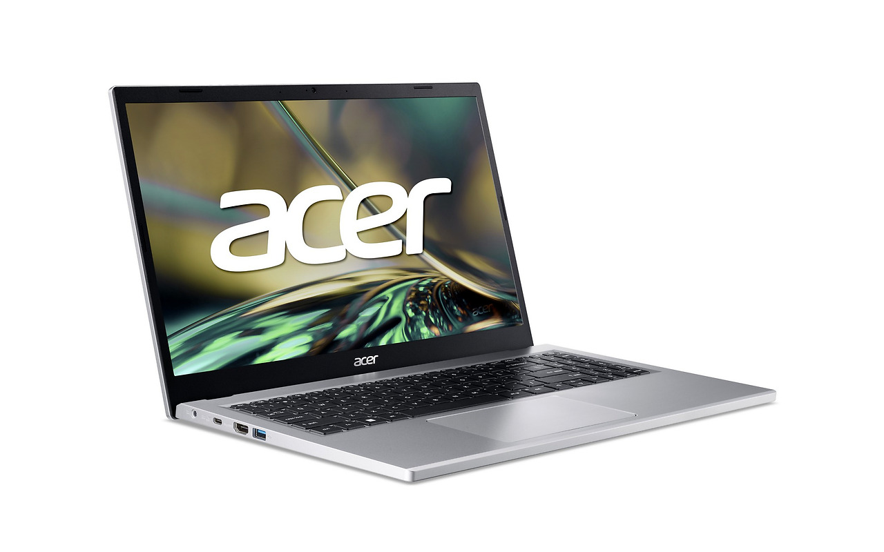 ACER Aspire A315-510P-36YT / 15.6 IPS FullHD / Core i3-N305 / 16GB LPDDR5 / 512GB NVMe / No OS /