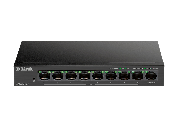 D-link DES-1009MP/A1A / 8 Ports POE
