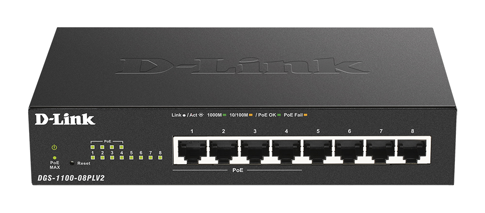 D-link DGS-1100-08PLV2 / 8 Ports SMART