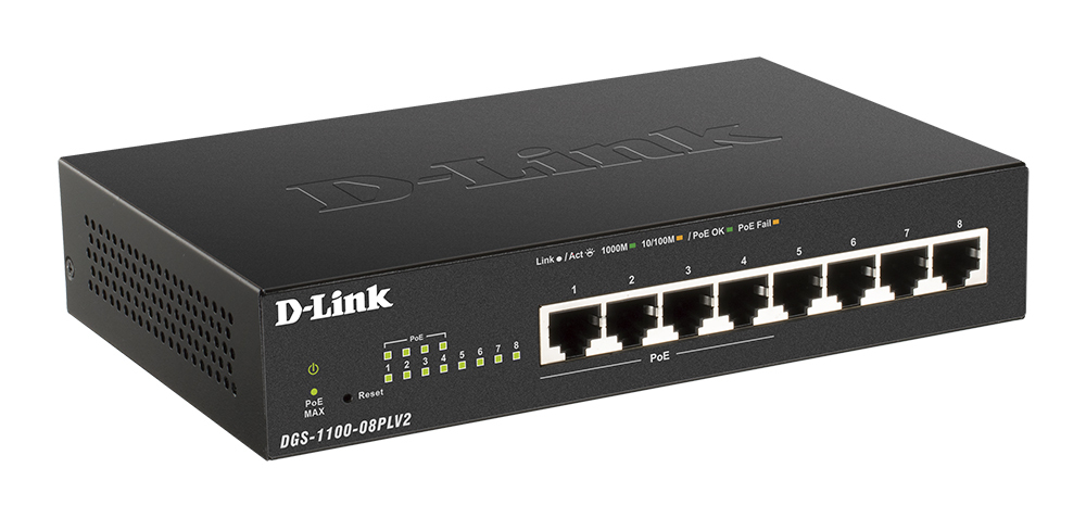 D-link DGS-1100-08PLV2 / 8 Ports SMART