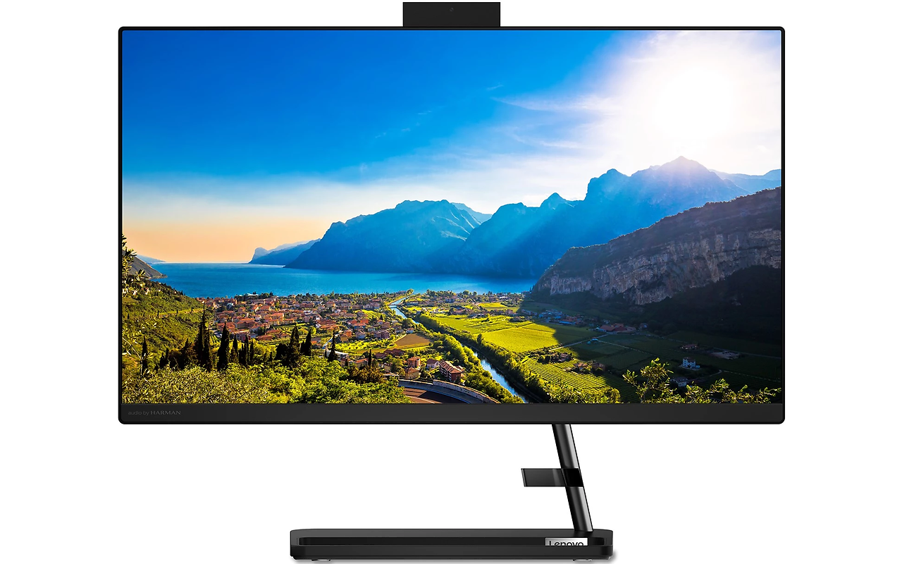 Lenovo IdeaCentre 3 24ALC6 / 23.8 FullHD IPS / Ryzen 5 7530U  / 8GB DDR4 / 512GB NVMe / No OS / Black