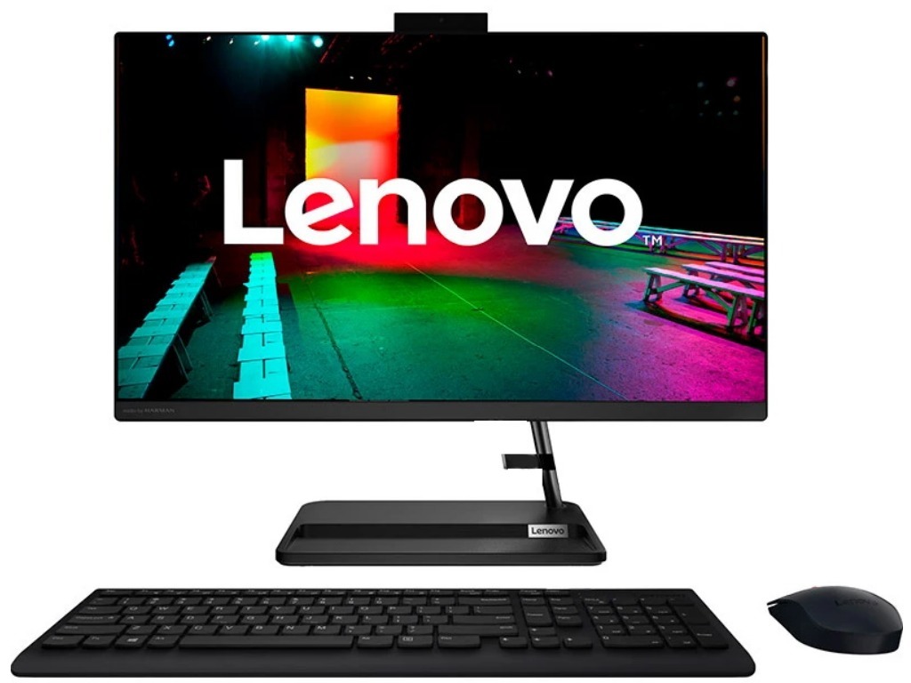 Lenovo IdeaCentre 3 24ALC6 / 23.8 FullHD IPS / Ryzen 5 7530U  / 8GB DDR4 / 512GB NVMe / No OS / Black