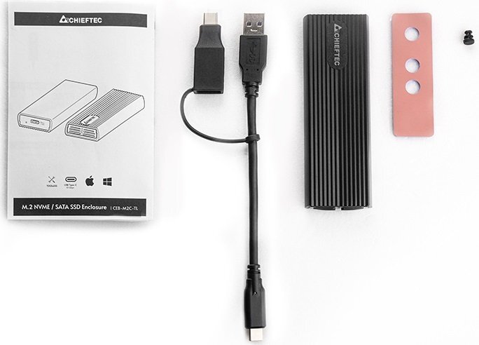 Chieftec CEB-M2C-TL / M.2 - SATA / NVMe