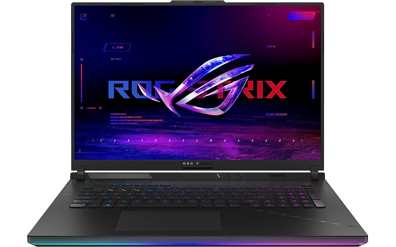 ASUS ROG Strix SCAR 18 G834 / 18 Nebula QHD+ IPS 240Hz / Core i9-13980HX / 32GB DDR5 / 2.0TB NVMe / GeForce RTX 4090 16GB GDDR6 / No OS /