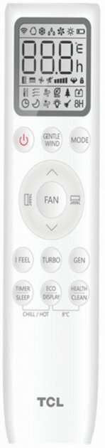 TCL TAC-24 CHSD/XAB1 24000BTU/h On-Off WI-FI