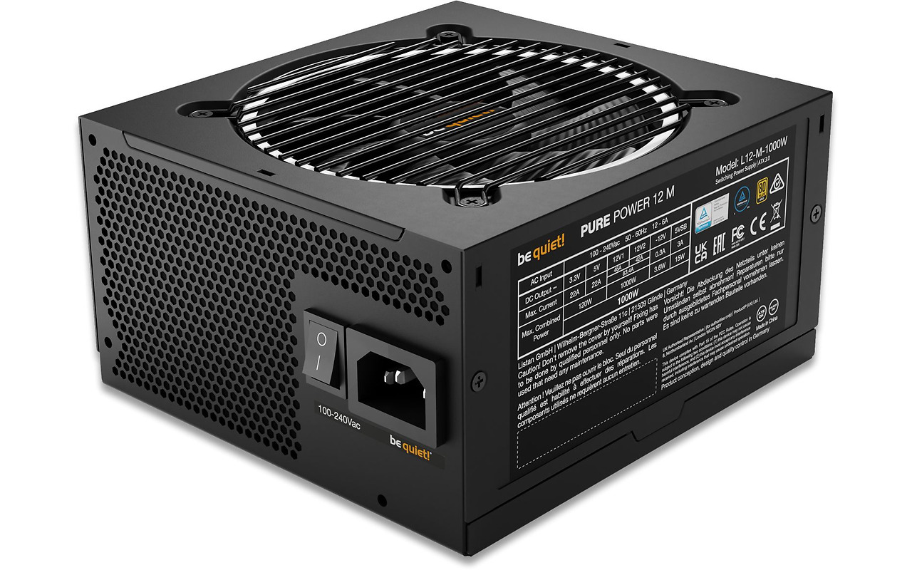 be quiet! PURE POWER 12 M / 1200W 80+ Gold ATX.3.0