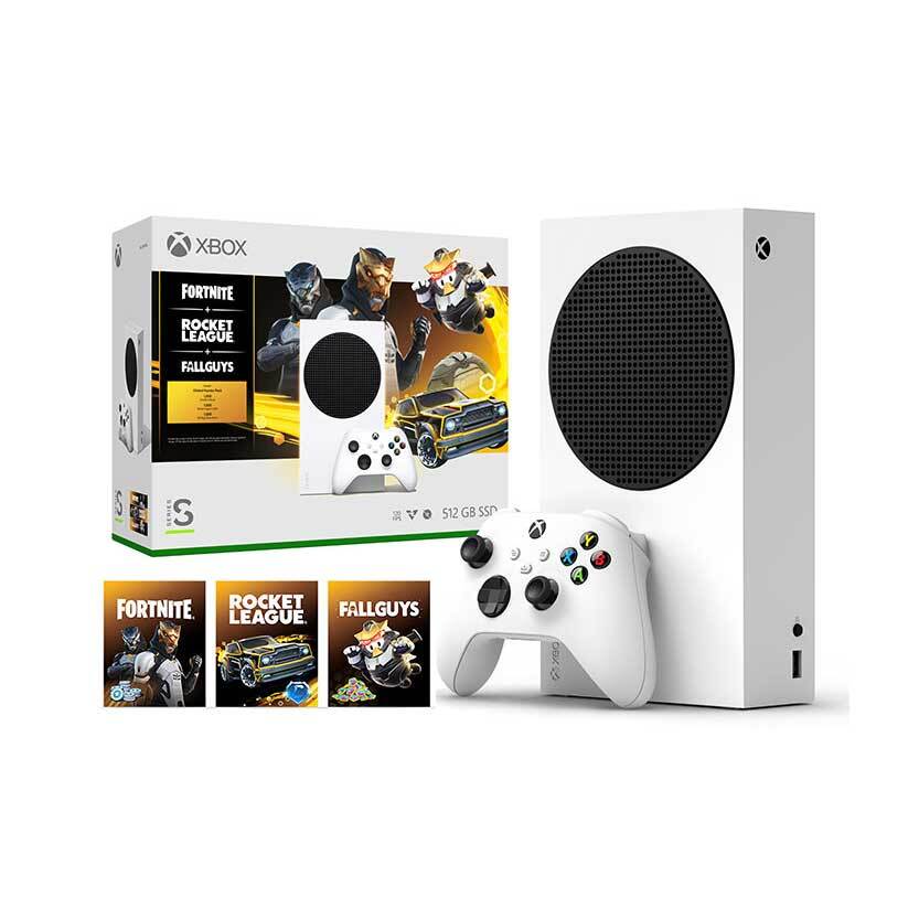 Microsoft Xbox Series S + Fortnite + RocketLeague + FallGuys