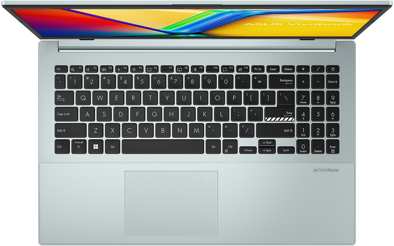 ASUS Vivobook Go 15 E1504FA / 15.6 FullHD / Ryzen 5 7520U / 8Gb LPDDR5 / 512Gb SSD / AMD Radeon / No OS Green