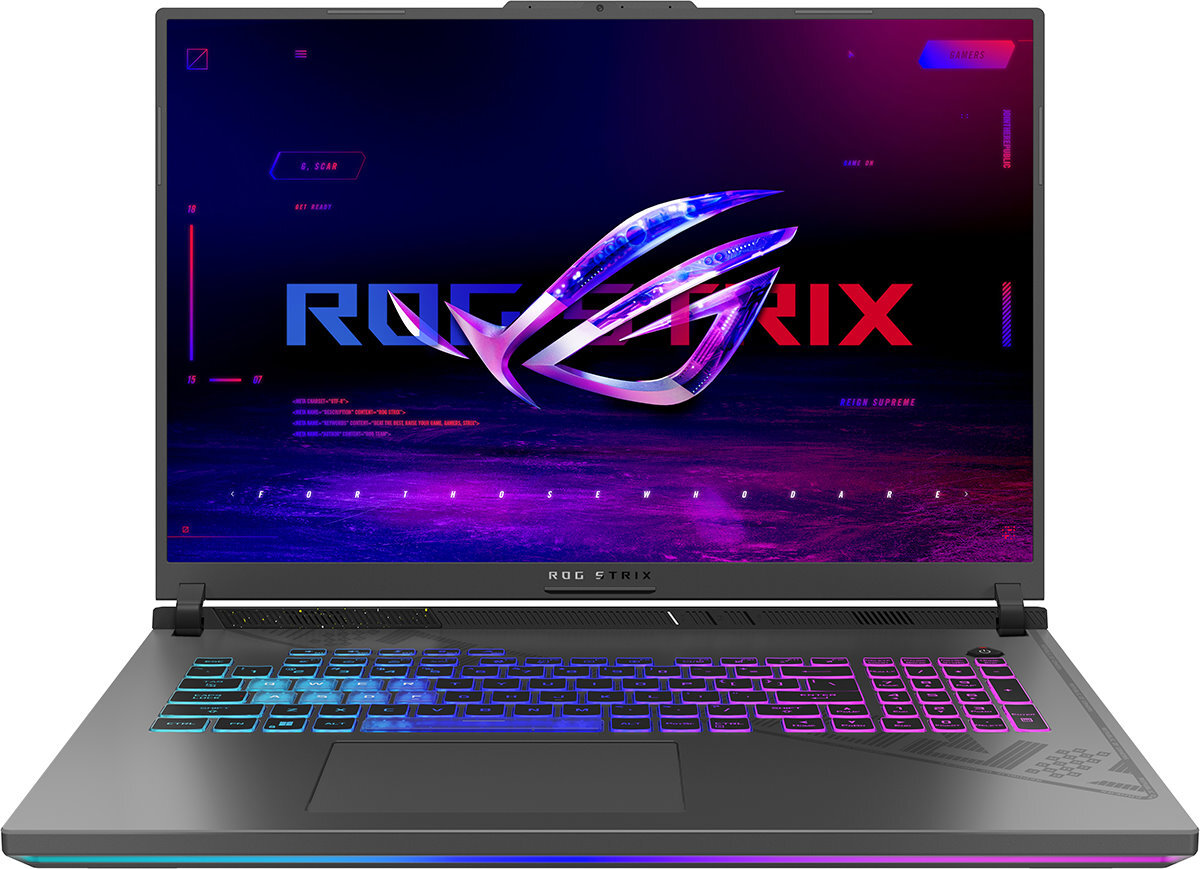 ASUS ROG Strix G18 G814JU / 18 FullHD+ 165Hz / Core i7-13650HX / 16Gb  DDR5 / 512Gb SSD / GeForce RTX 4050 6Gb / No OS