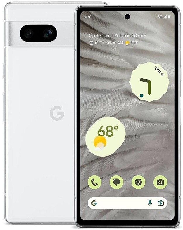 Google Pixel 7a 5G / 6.1 OLED 90Hz / Tensor G2 / 8GB / 128GB / 4385mAh White