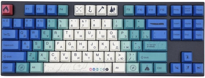 Varmilo VEA87 Summit R2 Cherry Mx Silent Red Multicolor / A23A022A6A1A06A007