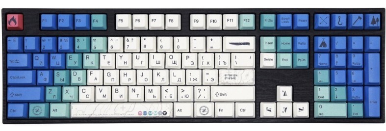 Varmilo VEA108 Summit R2 Cherry Mx Silent Red Multicolor / A26A022A6A1A06A007