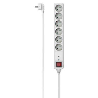 HAMA 223152 / 6-Way Overvoltage Switch 1.4m